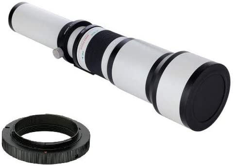 JINTU 650-1300mm Telephoto Lens for Canon Photography