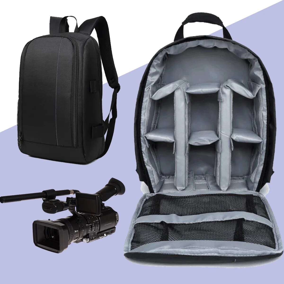 Waterproof DSLR Camera Bag - Multi-functional Outdoor Backpack