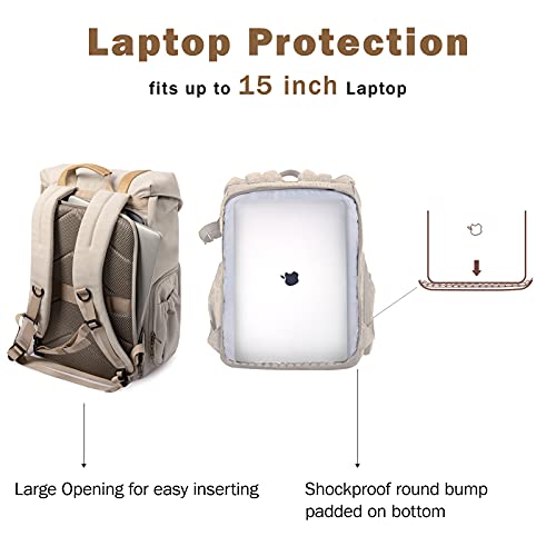 Camera Backpack with Rain Cover and Tripod Holder