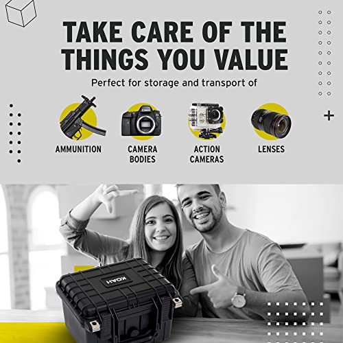 IP67 Weatherproof Camera Case with Customizable Foam