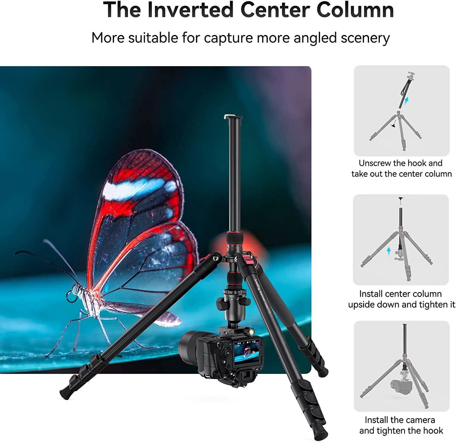 SmallRig 68" Camera Travel Tripod