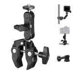 Camera Clamp Mount w/ Ballhead for Canon/Nikon DSLR