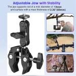 Camera Clamp Mount w/ Ballhead for Canon/Nikon DSLR