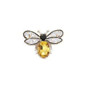Colorful Rhinestone Bee Brooch Pin for Women