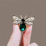 Colorful Rhinestone Bee Brooch Pin for Women