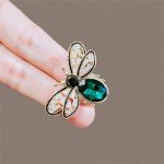 Colorful Rhinestone Bee Brooch Pin for Women