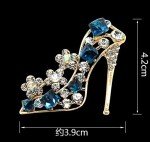 High Heels Shoe Brooch Pin for Women