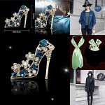 High Heels Shoe Brooch Pin for Women
