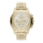 Fossil Men's Gold Stainless Steel Chronograph Watch