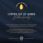 Sparkling Baltic Amber Pendant Necklace for Women