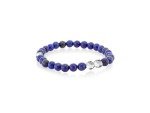 Lapis Bead and Metal Bracelet by Kenny