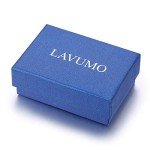 LAVUMO Couple's Promise Rings Set - Heart Design