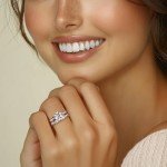 Moissanite Bridal Set, 4.48CT Round Cut