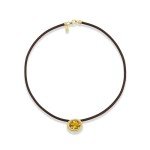 Citrine Yellow Scuba Necklace