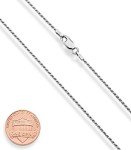 Miabella Sterling Silver Crucifix Necklace with Chain