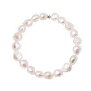 Freshwater Baroque Pearl Stretch Bracelet - 7 Inch
