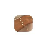 Dainty Gold Pearl Bracelet for Women