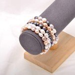 Freshwater Baroque Pearl Stretch Bracelet - 7 Inch