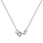 Sterling Silver Round Cut Ruby Pendant Necklace