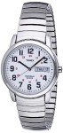 Timex Men's Easy Reader Silver-Tone Day-Date Watch