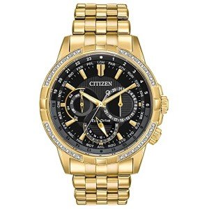 Citizen Men's Eco-Drive Gold-Tone Calendar Watch