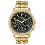 Citizen Men's Eco-Drive Gold-Tone Calendar Watch