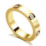 Love Friendship Ring in 18K Gold and Silver
