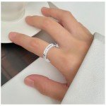 Inspirational Stainless Steel Friendship Ring for Women