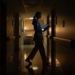 Luminous Nurse's Watch with Silicone Strap