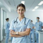 Luminous Nurse's Watch with Silicone Strap