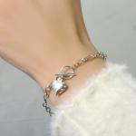 Heart Charm Bracelet in 925 Sterling Silver