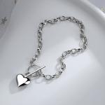 Heart Charm Bracelet in 925 Sterling Silver