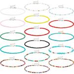 Colorful Beaded Choker Necklace Set for Women