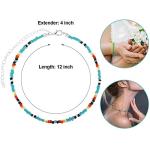 Colorful Beaded Choker Necklace Set for Women