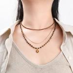 Bohemian Multilayered Beaded Choker Necklace