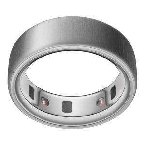 Oura Ring 4 - Brushed Silver Size 9