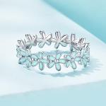 Dainty Daisy Sterling Silver Ring for Women