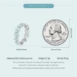 Dainty Daisy Sterling Silver Ring for Women