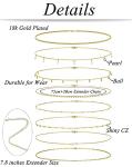 8-Piece 18K Gold Plated Belly Chain Set