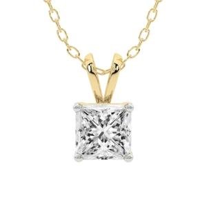 Diamond Pendant Necklace with Lab Grown Diamonds