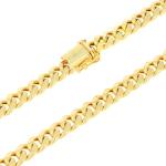 14k Gold Miami Cuban Link Chain Necklace - 24