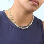 14k Gold Miami Cuban Link Chain Necklace - 24