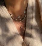 Daisy Pearl Choker Necklace for Women and Teens