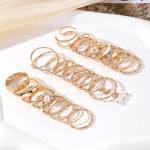 24-Pc Gold Knuckle Rings Set for Women