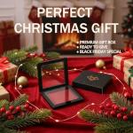 14K Gold Plated Crown Cross Necklace for Women