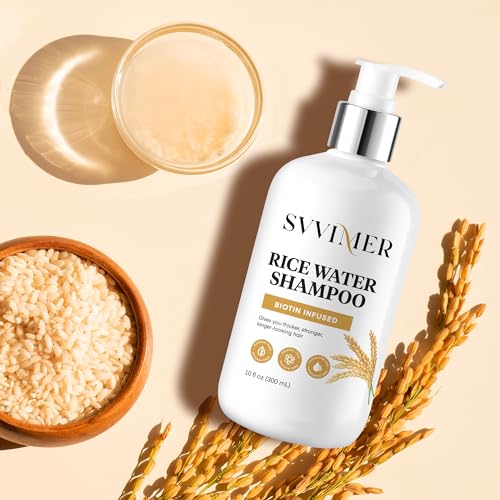 Svvimer Hair Growth Shampoo: Rice Water + Rosemary