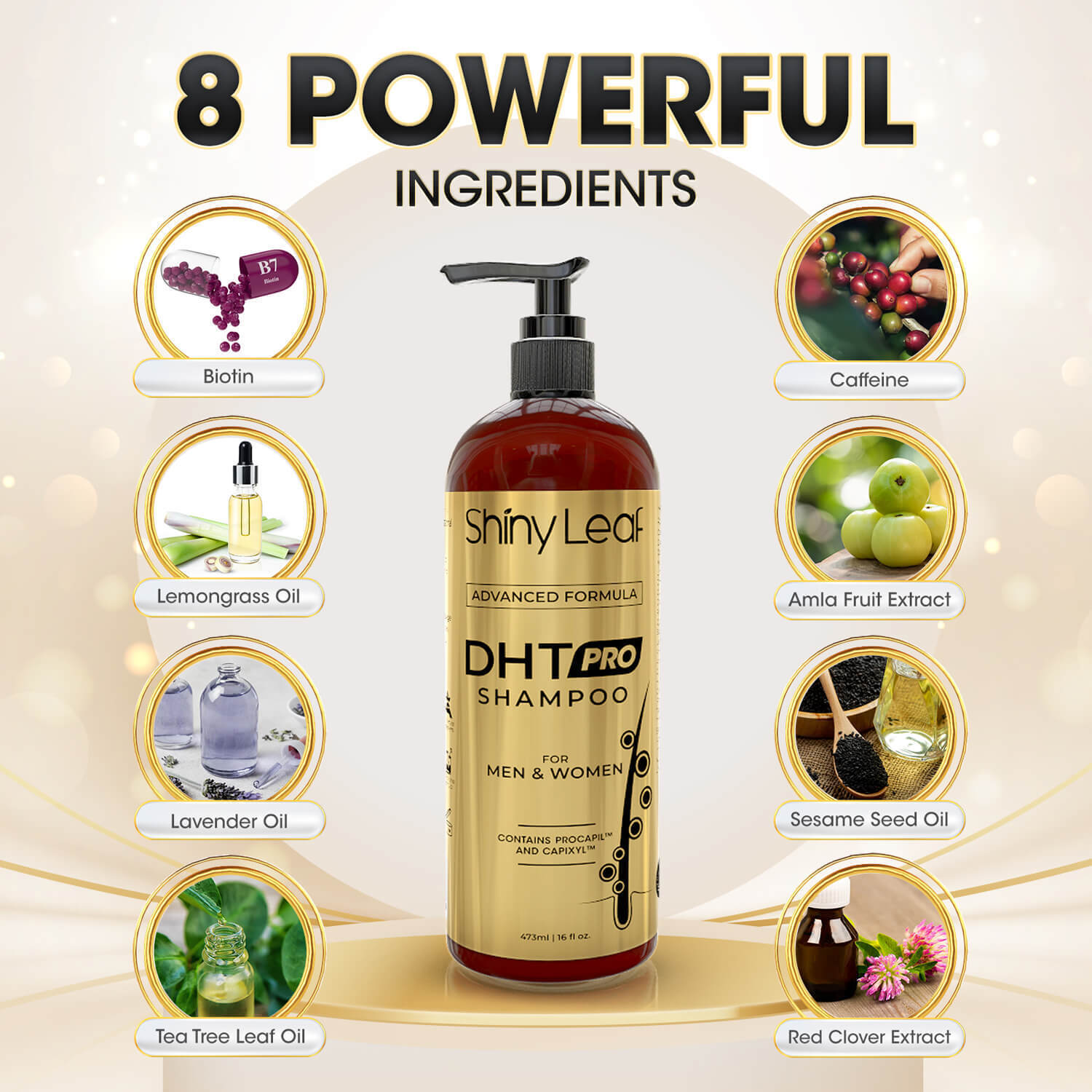 Procapil & Capixyl Shampoo for Anti-Hair Loss