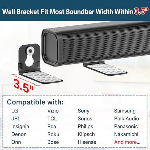 Bose Soundbar Wall Mount - Universal Shelf