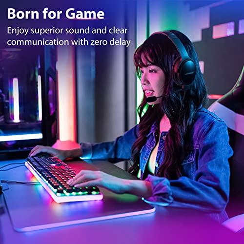 Bose QC45-Compatible Boom Mic Cable for Gaming