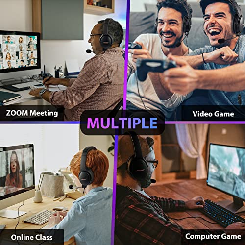 Bose QC45-Compatible Boom Mic Cable for Gaming